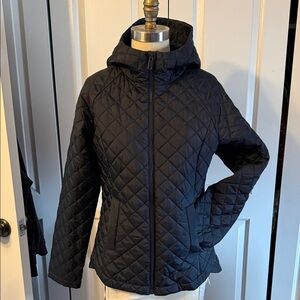 Black Quilted Puffer Jacket
